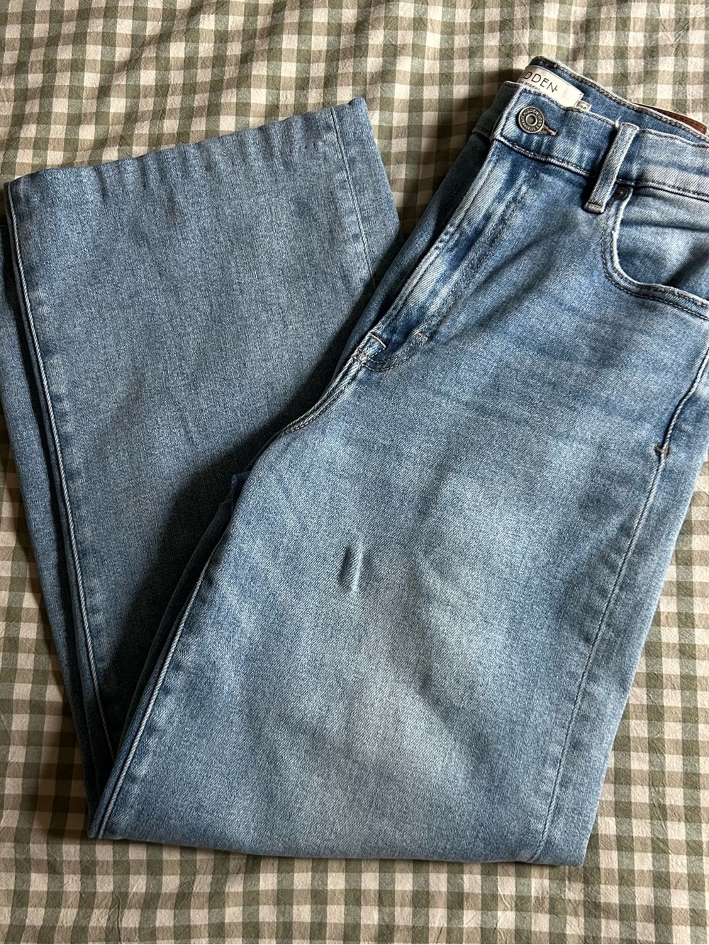 Light Blue Straight Jeans for Men - Undetermined Brand